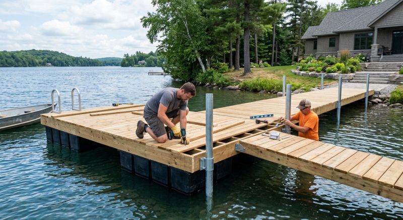 Pond Dock Construction in Kansas City, KS